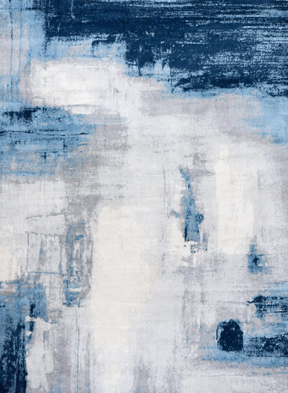 Elaris Abstract Navy Rug, Abstract, hard-wearing, eco-friendly, stain-resistant | The Rugs