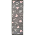 Washable Welcome Hearts Mat or Runner