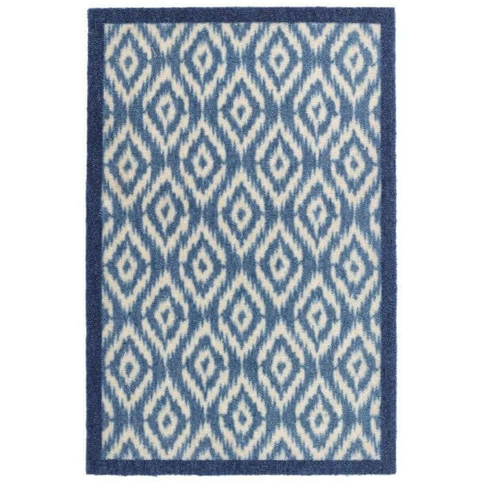The Rugs Washable Geometric Mat & Runner: Stylish Durable