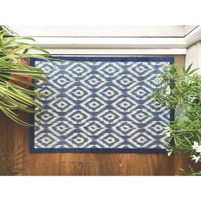 The Rugs Washable Geometric Mat & Runner: Stylish Durable
