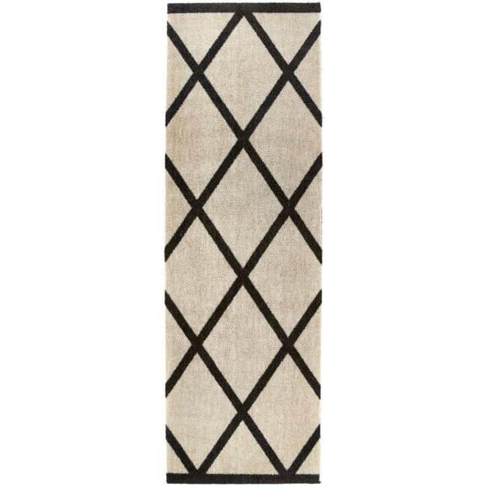 The Rugs Washable Geometric Mat & Runner: Stylish Durable