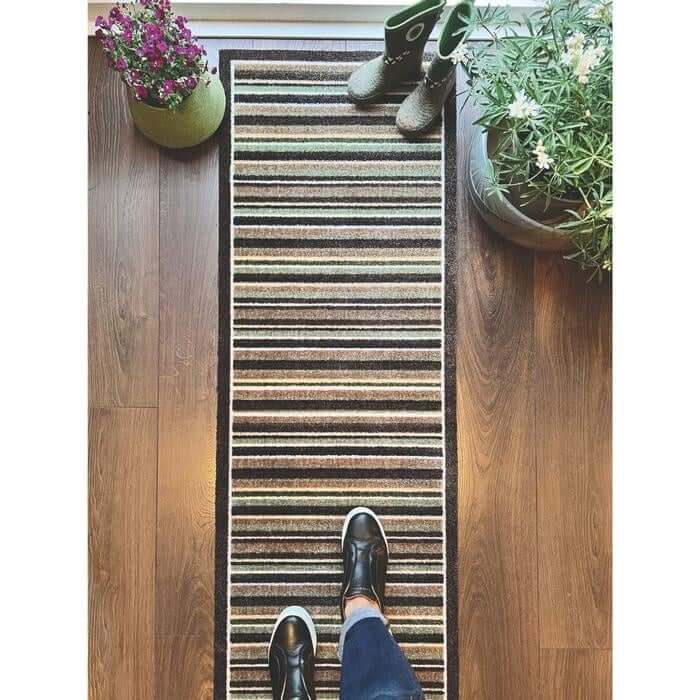 Nylon Geometric Mat and Runner