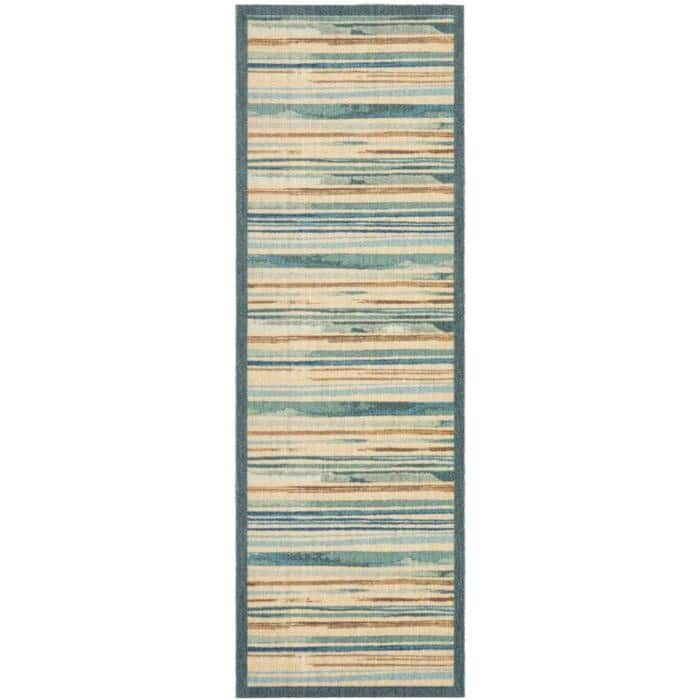 The Rugs Washable Geometric Mat & Runner: Stylish Durable