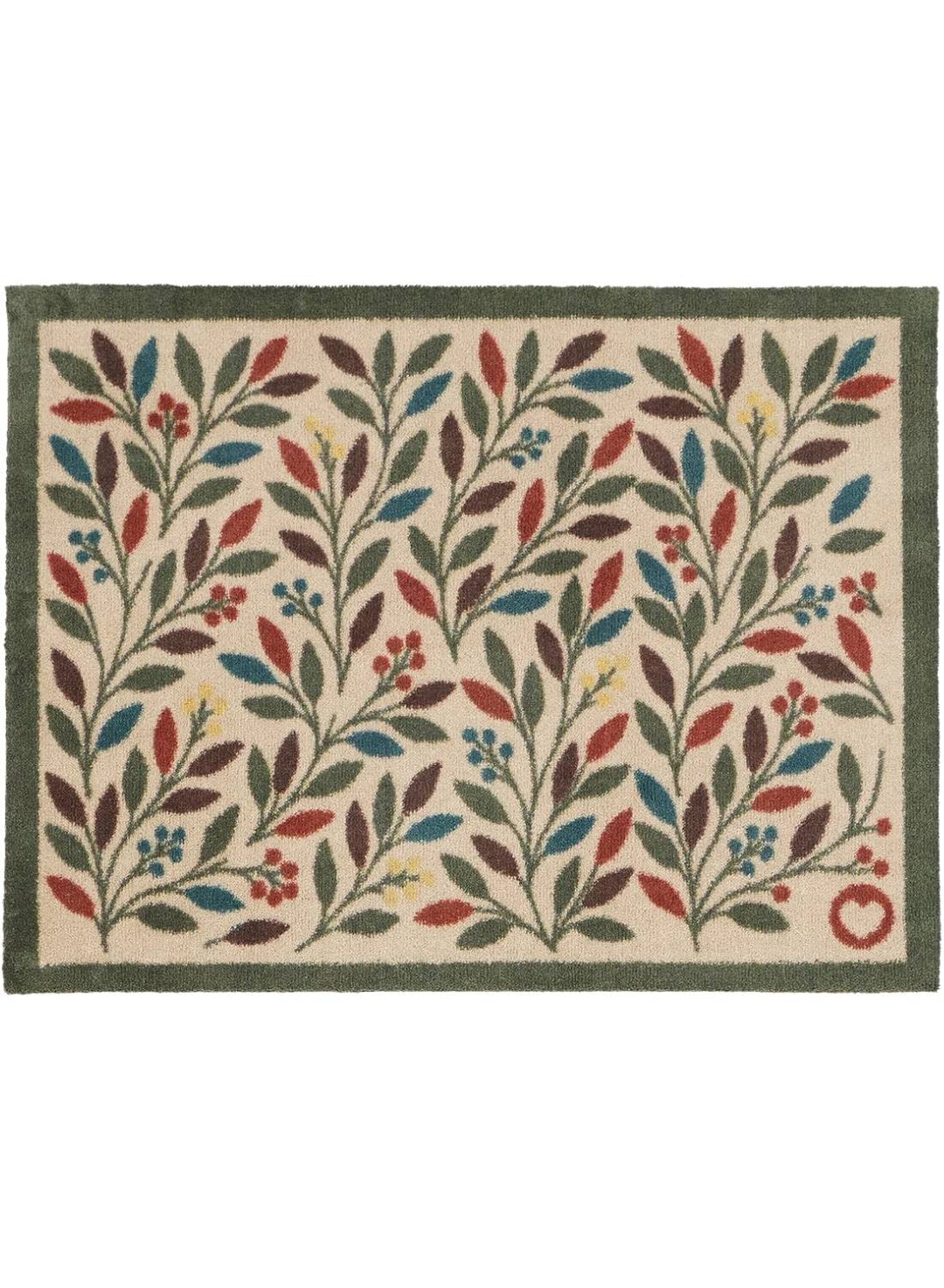 Eco-Friendly Nature Light Florals Mat Washable, Non-slip | The Rugs