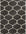 Trellis Design Thick Shaggy Area Rugs Dark Grey