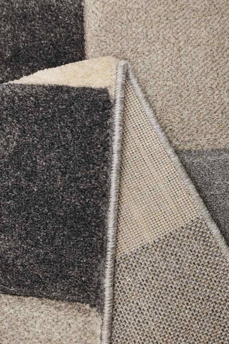 The Rugs Newport Blocks Grey Geometric Rug - Quality