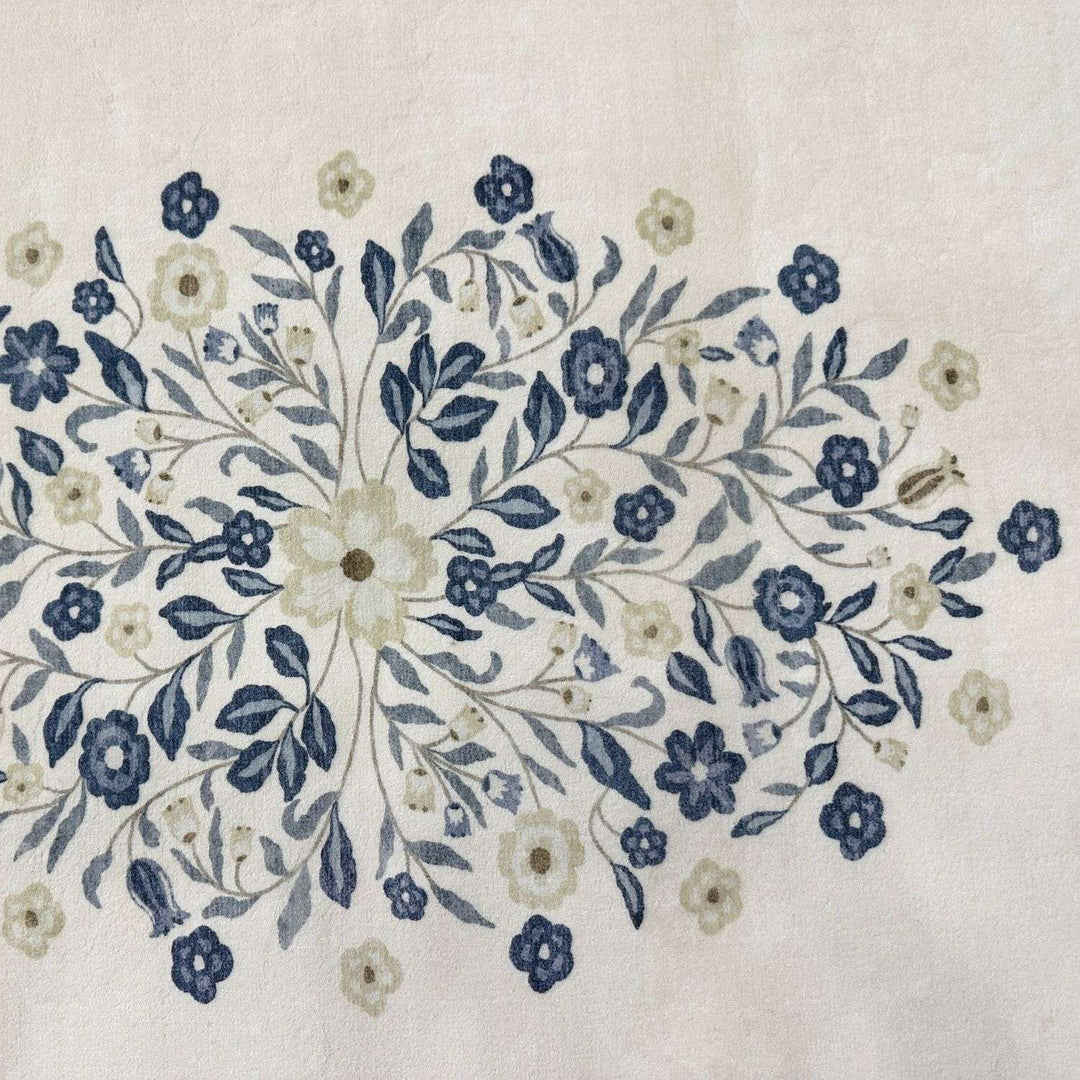 cream-royal-classic-rug-floral-design-easy to clean