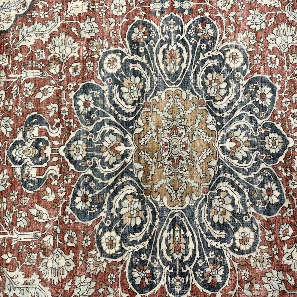 haritage-traditional-rug-medallion-design-non-shedding