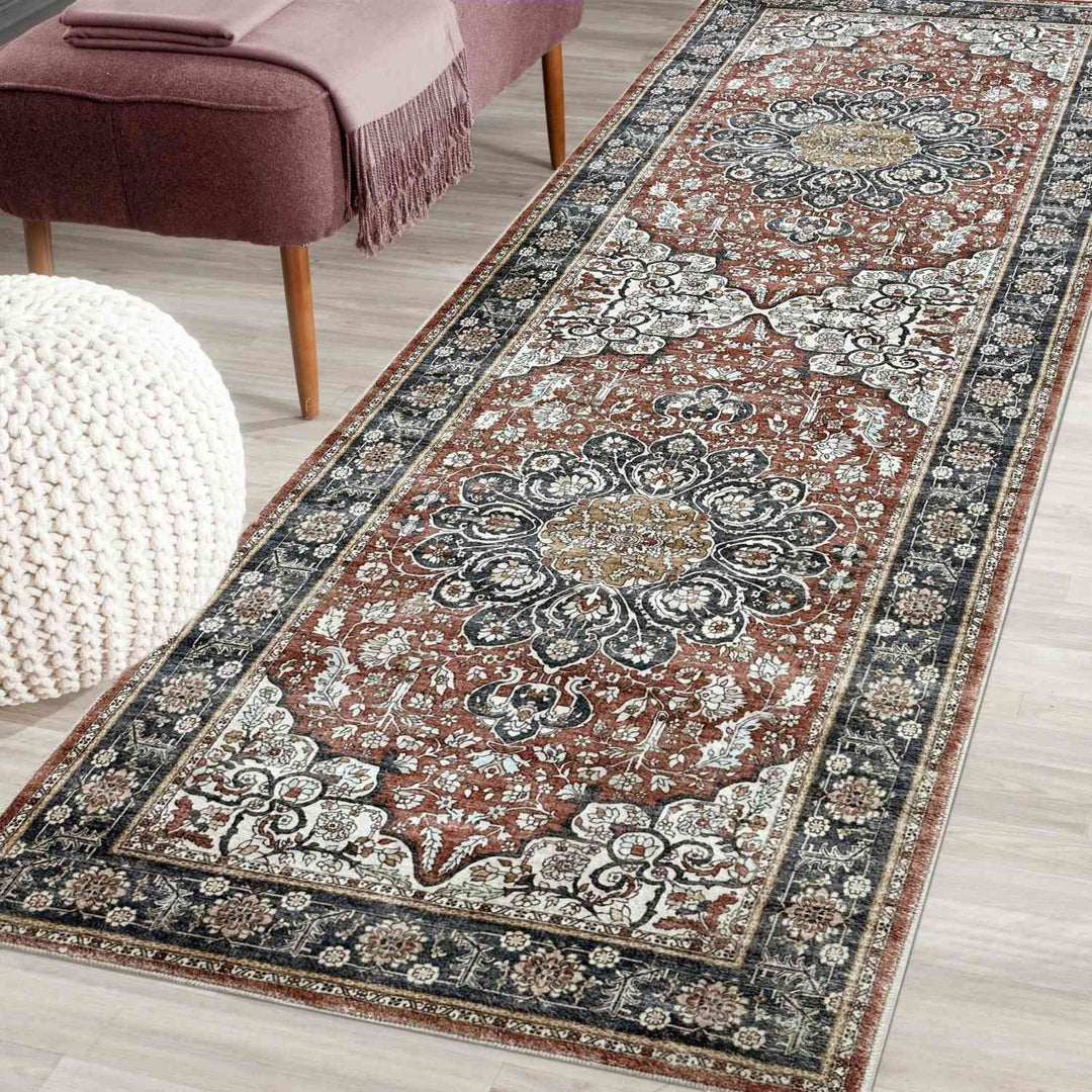 haritage-traditional-rug-medallion-design-non-shedding