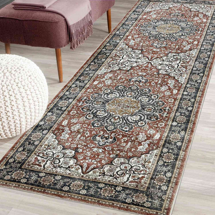 haritage-traditional-rug-medallion-design-non-shedding