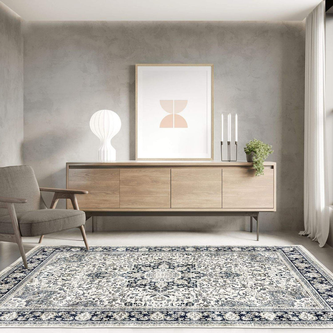 bordered-pattern-vintage-design-cream-blue-colours