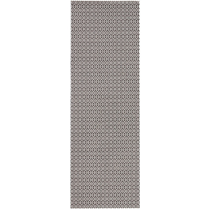 Indoor Outdoor Coin Rug Black