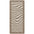 The Rugs Washable Geometric Mats in Cream & Brown | Non-Slip
