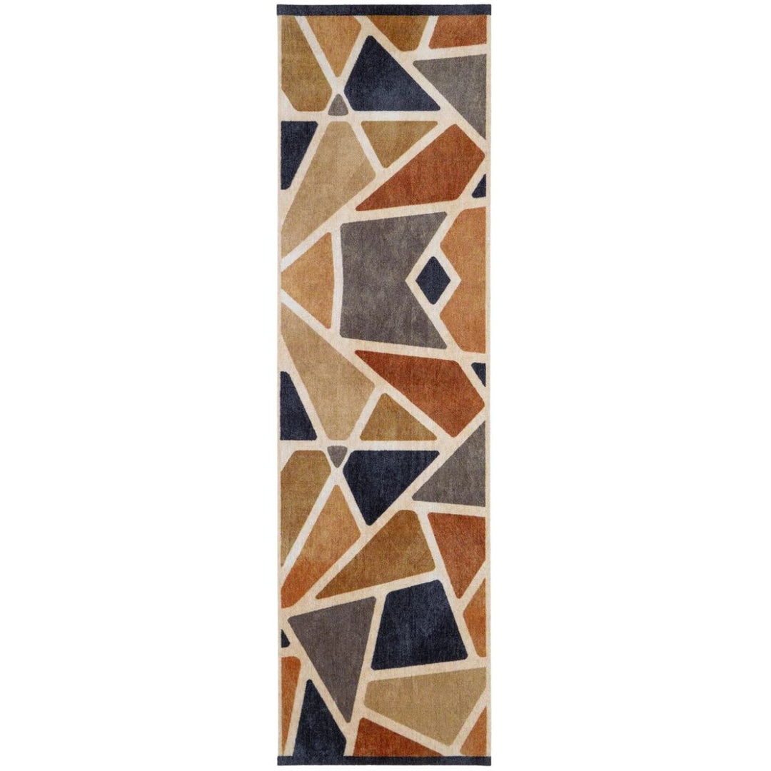 Abstract Multicolour Runner Rug– 65 x 230 cm