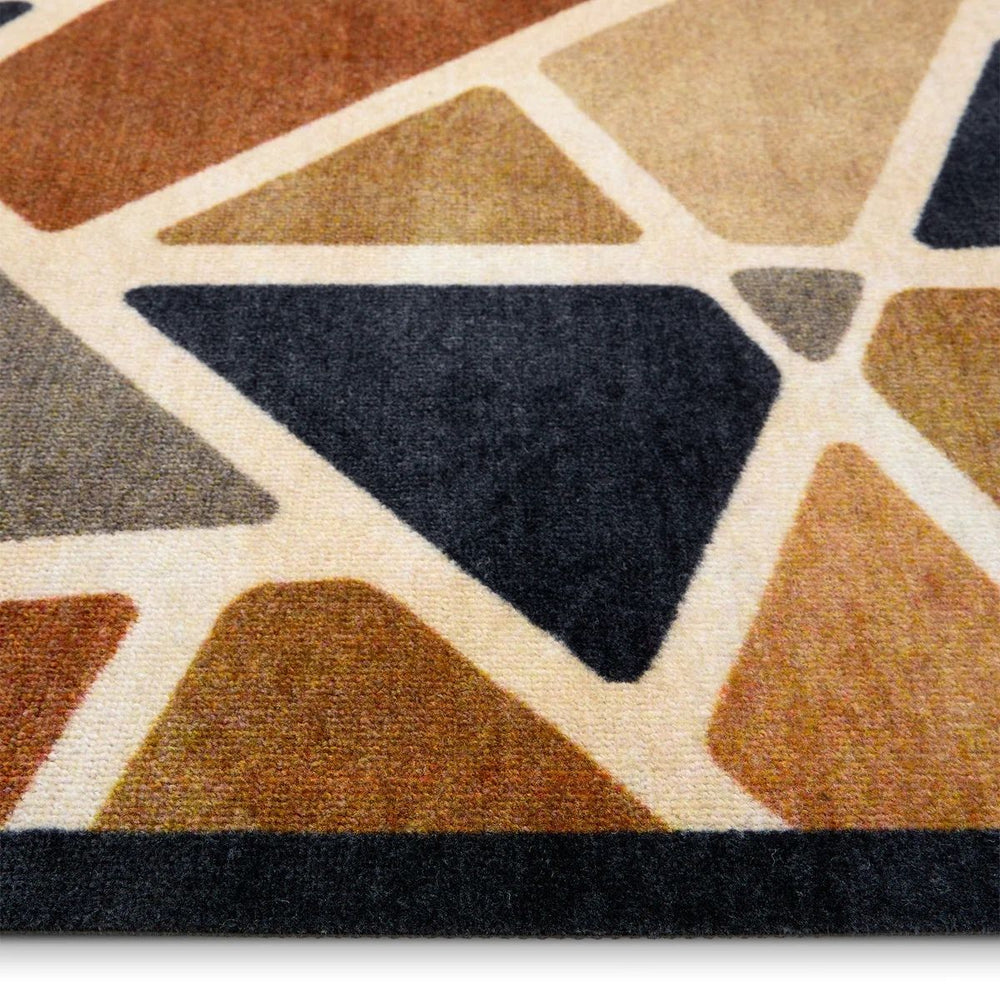 The Rugs Abstract Multicolour Runner Rug – 65 x 230 cm