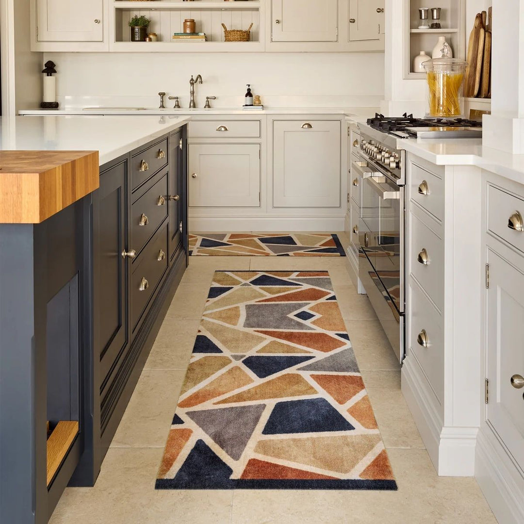 Abstract Multicolour Runner Rug– 65 x 230 cm