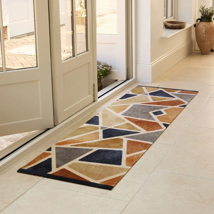 Abstract Multicolour Runner Rug– 65 x 230 cm
