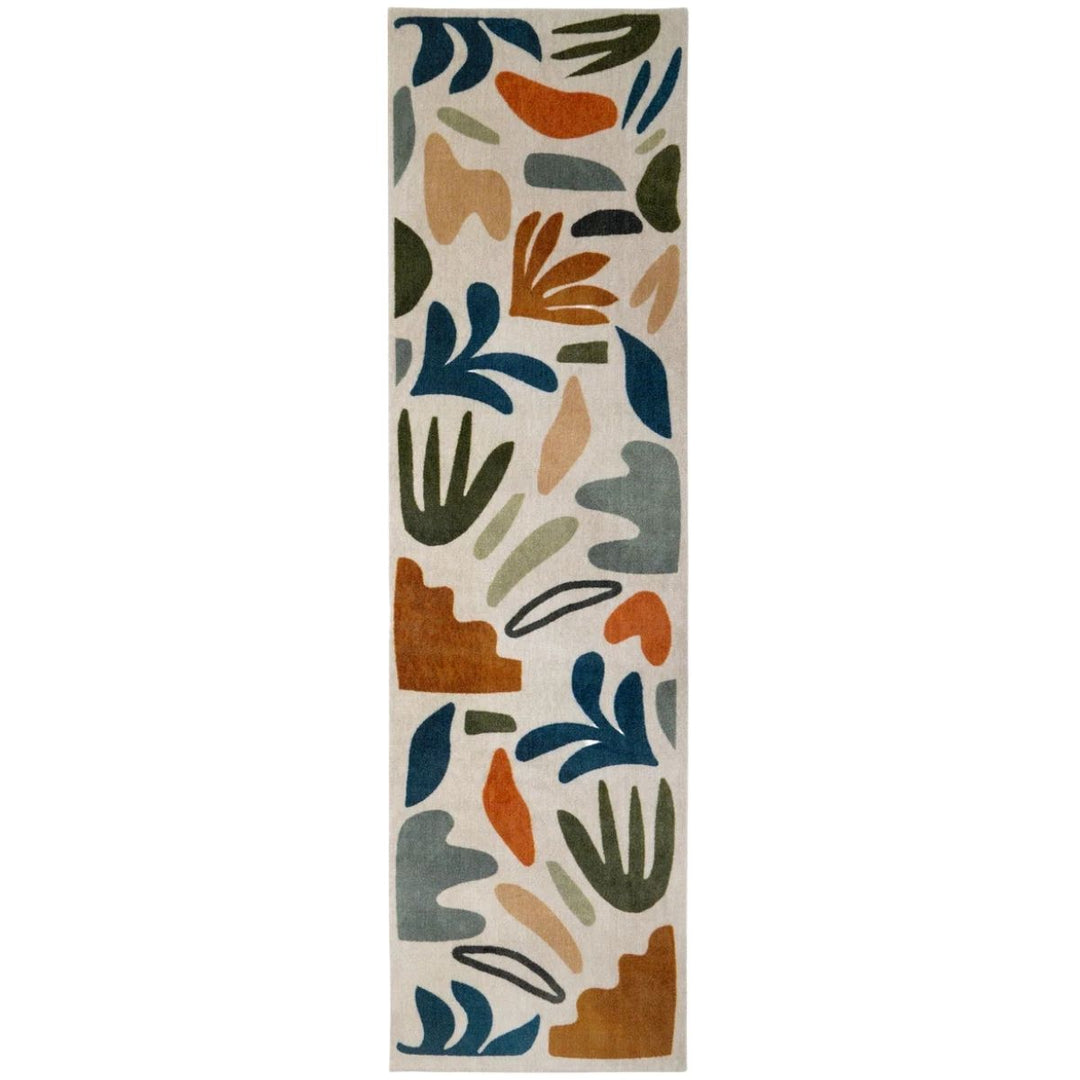 Abstract Multicolour Runner Rug– 65 x 230 cm