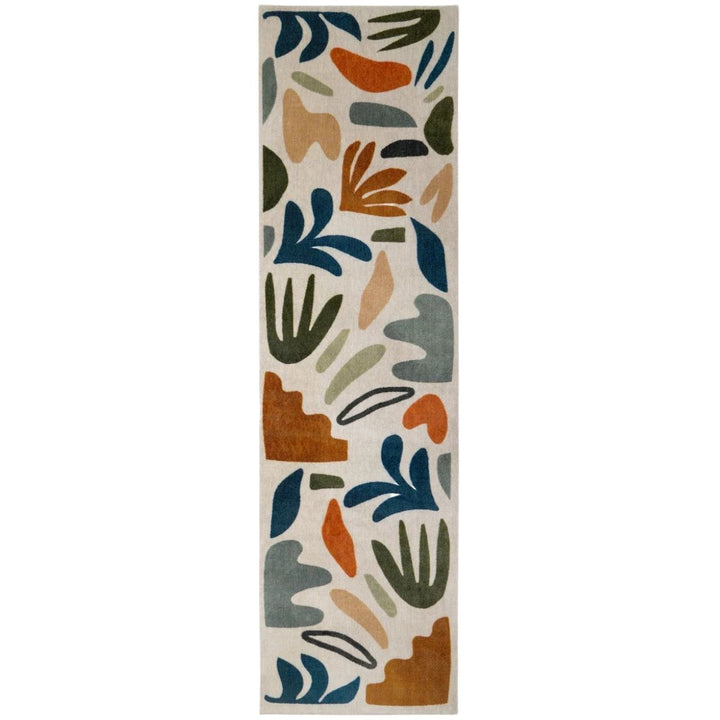 Abstract Multicolour Runner Rug– 65 x 230 cm