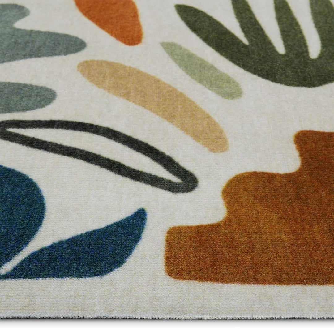 Abstract Multicolour Runner Rug– 65 x 230 cm