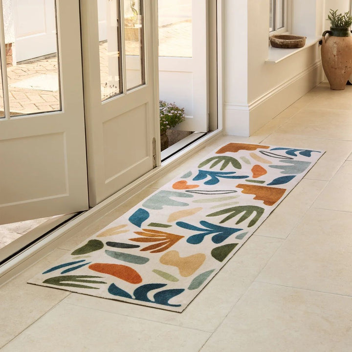 Abstract Multicolour Runner Rug– 65 x 230 cm