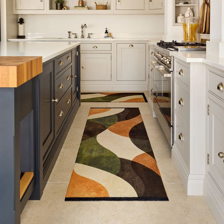 Abstract Multicolour Runner Rug– 65 x 230 cm