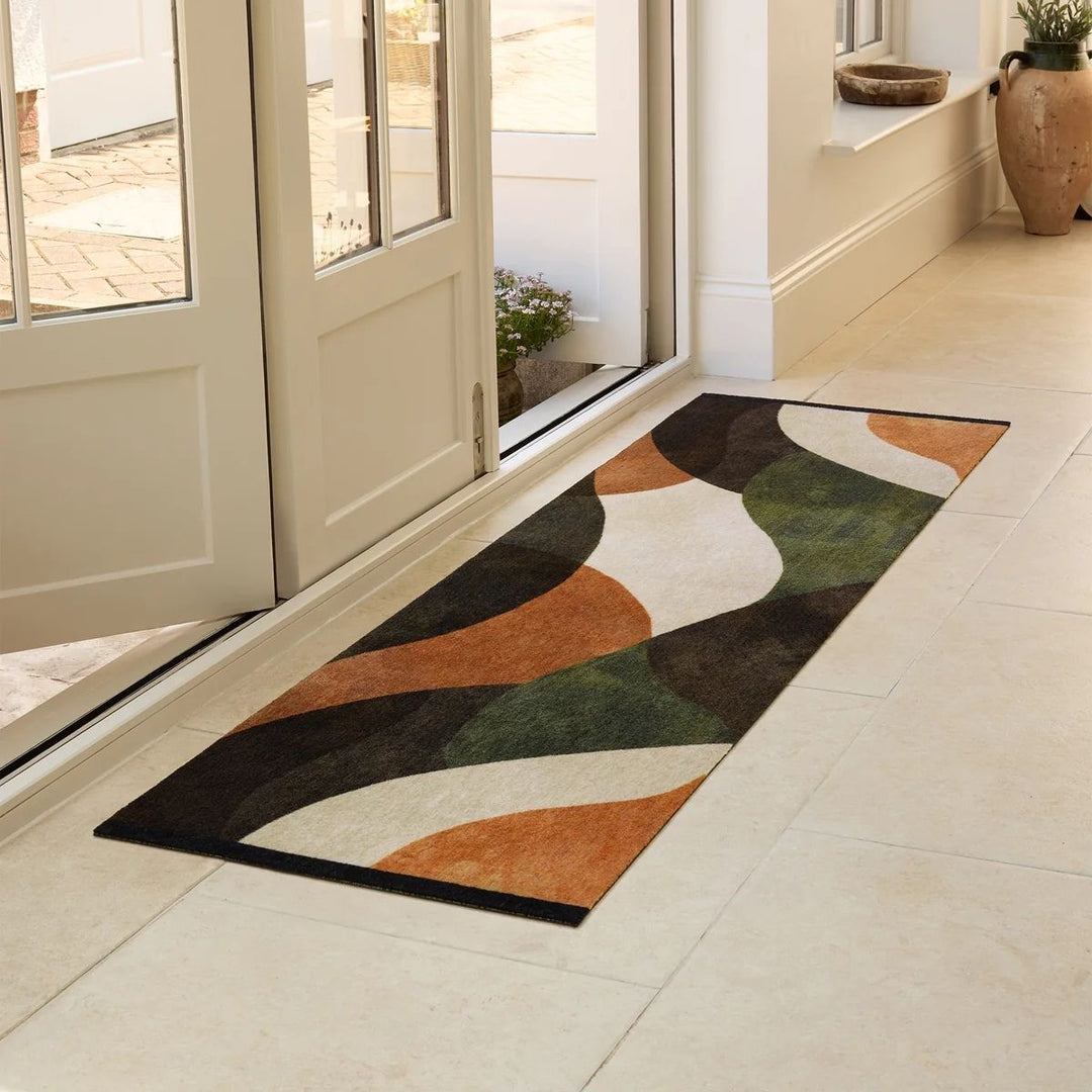 Abstract Multicolour Runner Rug– 65 x 230 cm