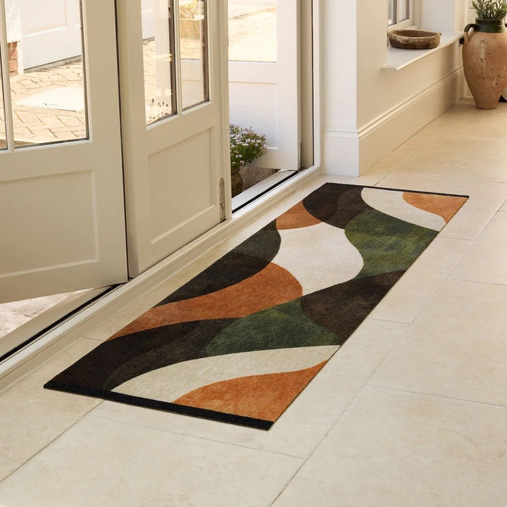 Abstract Multicolour Runner Rug– 65 x 230 cm