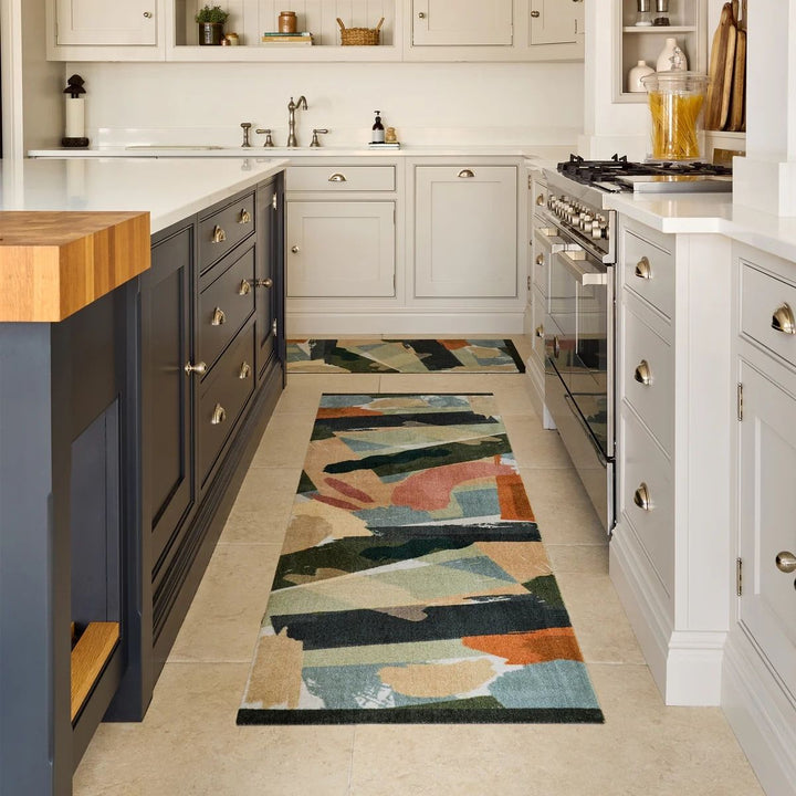 Abstract Multicolour Runner Rug– 65 x 230 cm