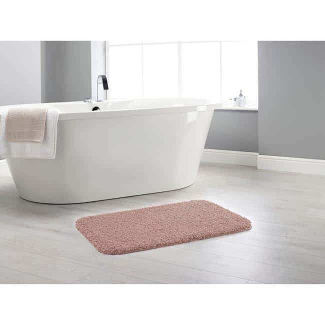 Versatile Bathroom Plain Rug