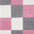 Geometric Design Thick Shaggy Area Rugs Pink