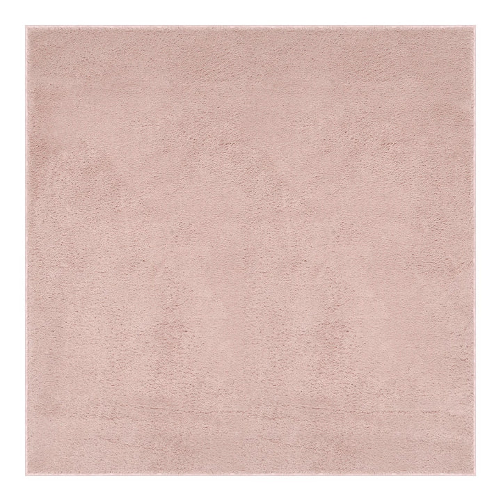 Washmellow pink square washable rug, top view | The Rugs