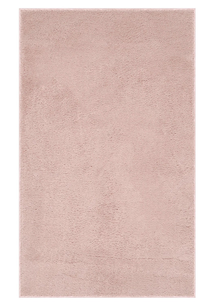 Washmellow pink washable rug, top view of the full rectangle rug | The Rugs