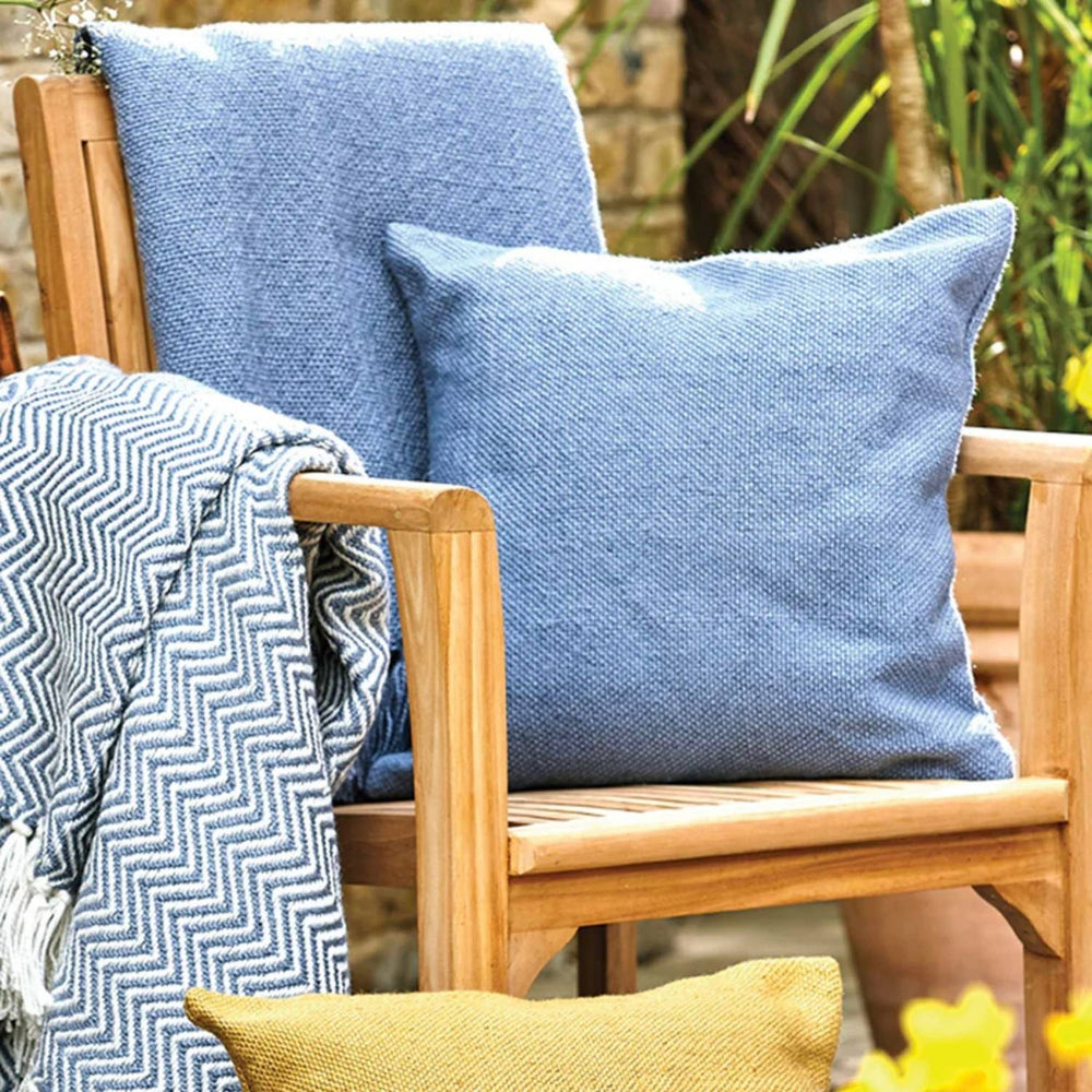 Plain Design Woven Cushion | Eco-Friendly Comfort | The Rugs