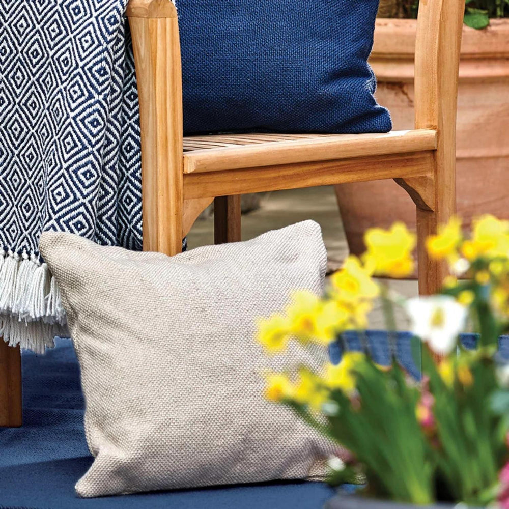 Plain Design Woven Cushion | Eco-Friendly Comfort | The Rugs