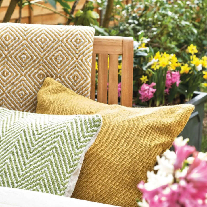 Plain Design Woven Cushion | Eco-Friendly Comfort | The Rugs