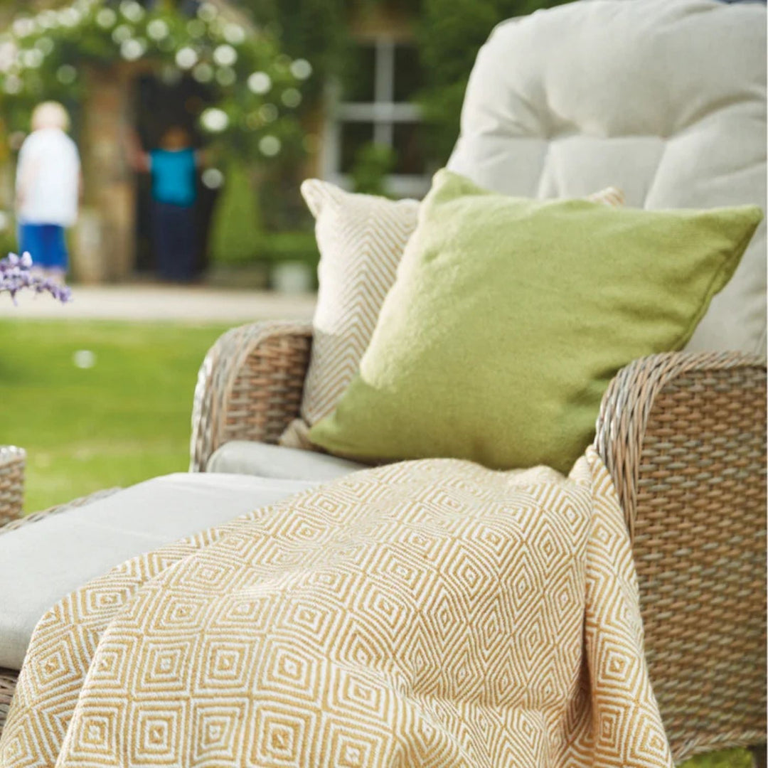 Plain Design Woven Cushion | Eco-Friendly Comfort | The Rugs