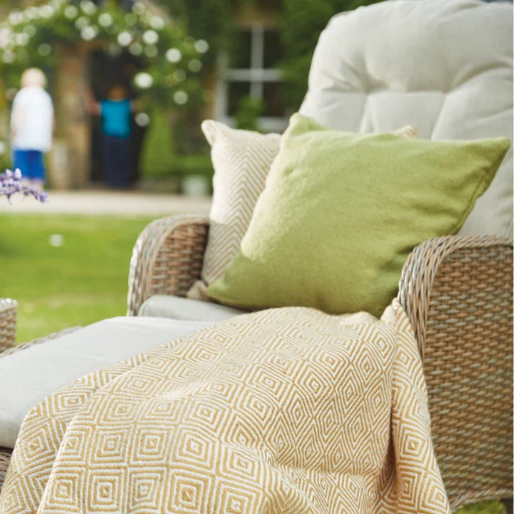 Plain Design Woven Cushion | Eco-Friendly Comfort | The Rugs