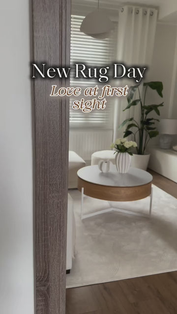 A monochrome or single-coloured rug does more than complete a room, it anchors it. By grounding your space with one consistent tone, you create visual balance and allow your furnit
