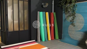 Rainbow Outdoor Rug Yellow | 1030