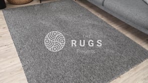 Flex Grey Low Pile Solid Rug