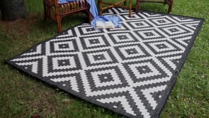 Ecology Outdoor Rug Black | 400B