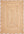 Beige braided rug with a rectangular pattern on a plain background