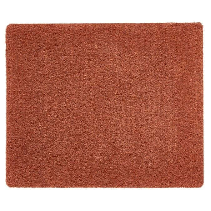 red cotton plain washable mat