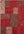 Classic Patchwork Velour Rug – Red & Green