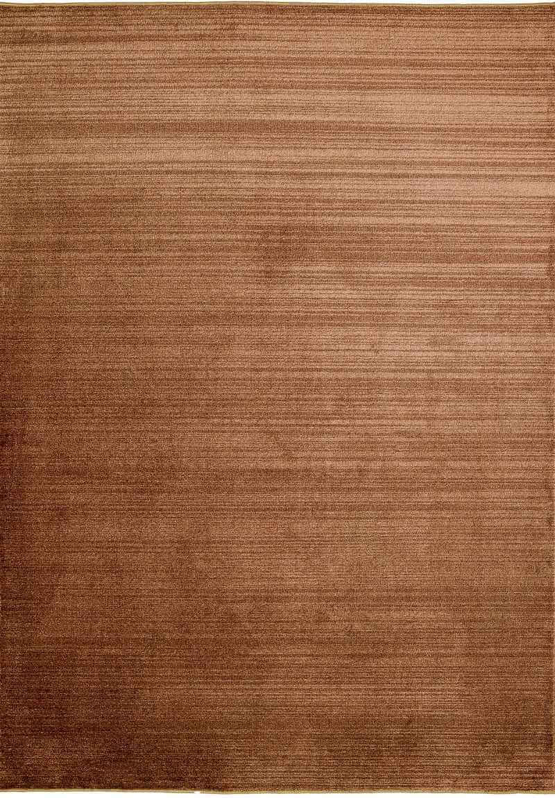 Arlo Textured Rug in warm brown tone with soft stripe design, perfect for adding sophistication to interiors.