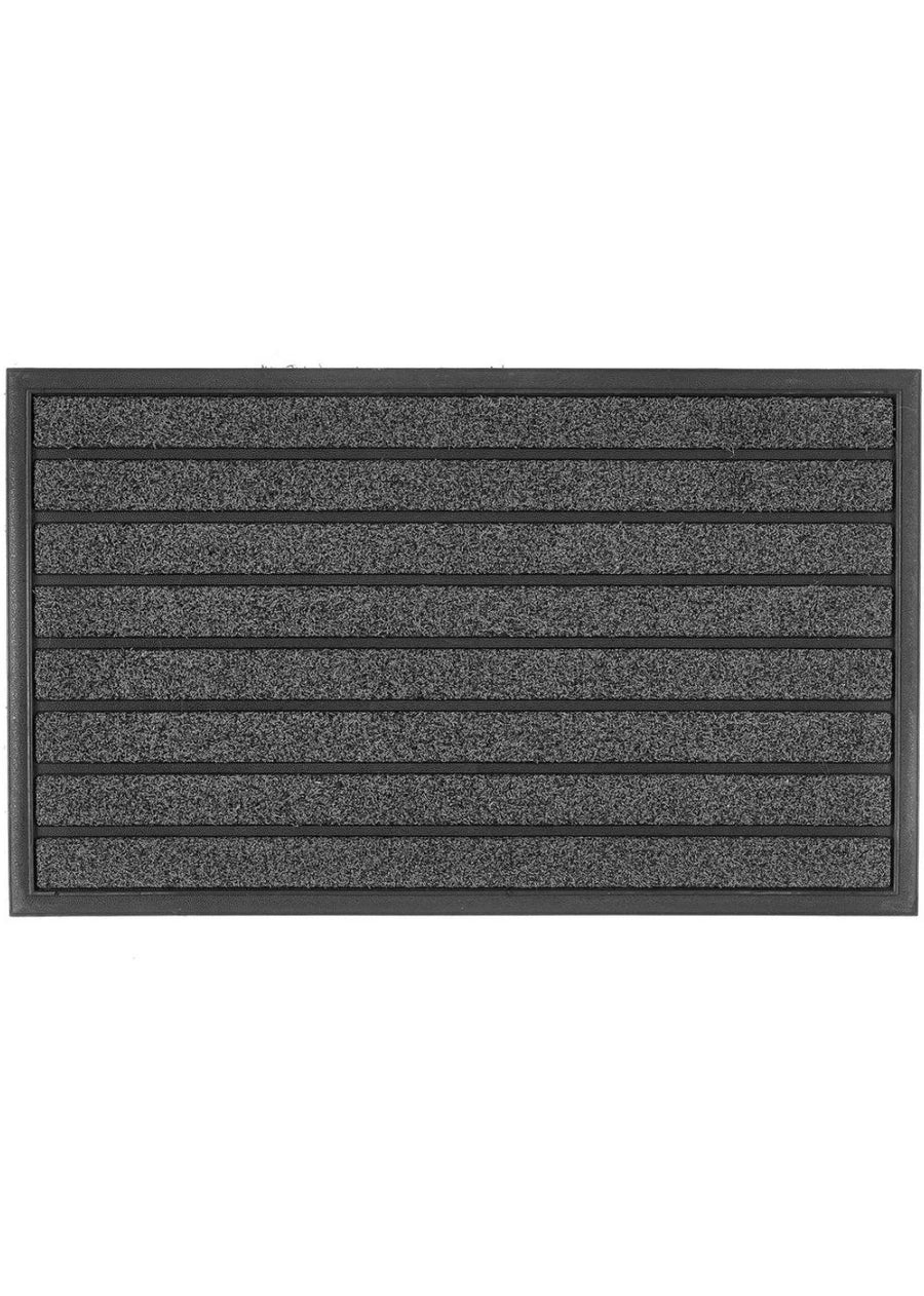 The Rugs Scraper Doormat in Black: Outdoor Mud Remover