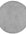 Round gray rug on a white background