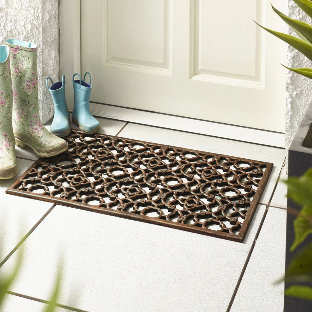 Scraper Doormat Cast Iron Design