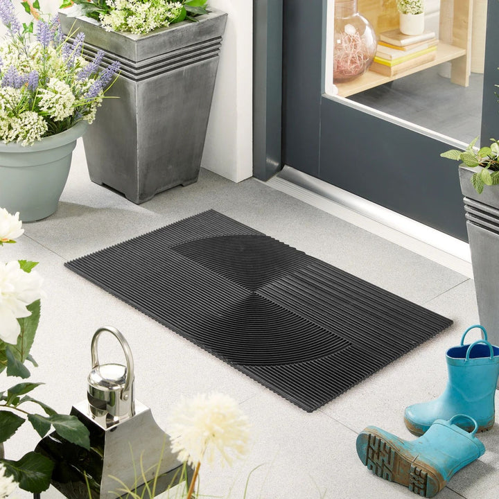 The Rugs Washable Outdoor Scraper Rubber Mat | Durable